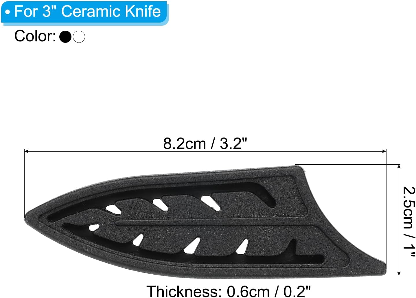 Durable 2-Piece PP Knife Sheath Set by PATIKIL