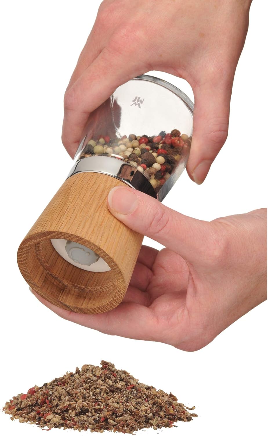 Durable Stylish WMF 2-Piece Salt Pepper Mills with Easy Storage