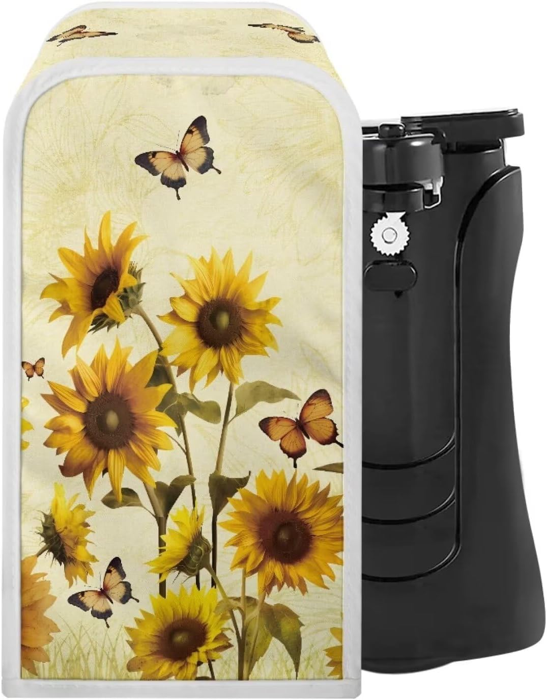 Sunflower Butterfly Electric Can Opener Dust Cover