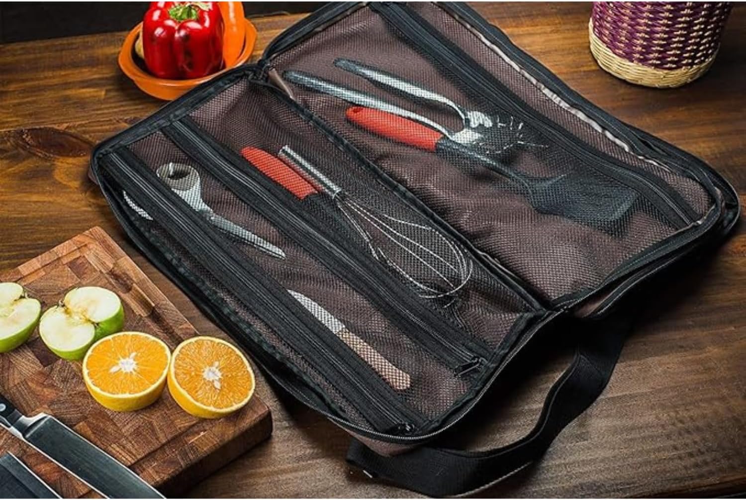 flatsack chef knife bag for 20 knives