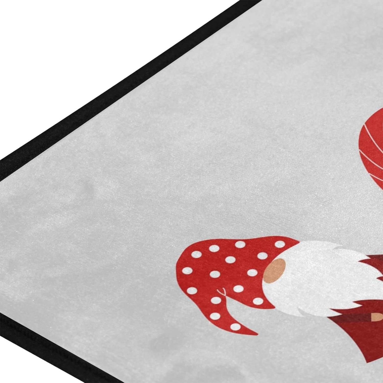 Boccsty Christmas Gnome Gray Kitchen Floor Mat