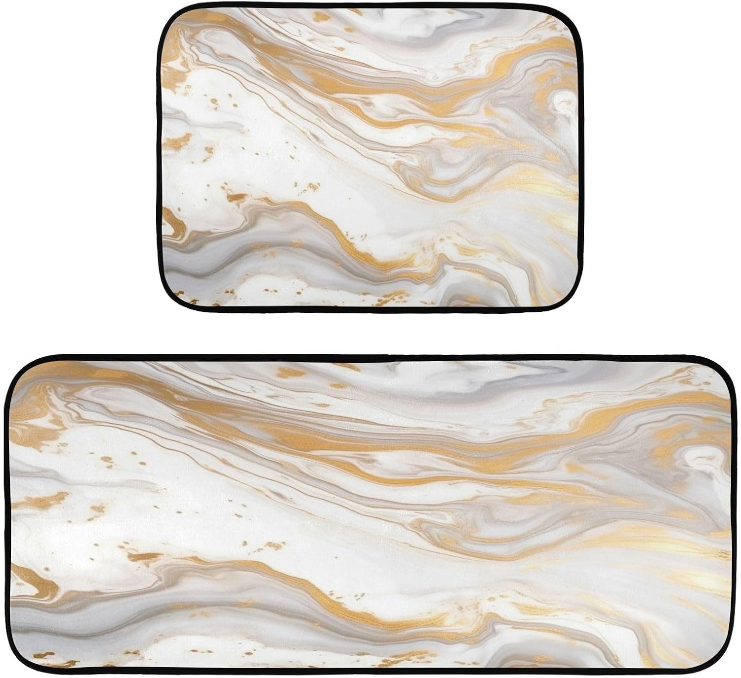 Kigai White Marble Anti Fatigue Mats