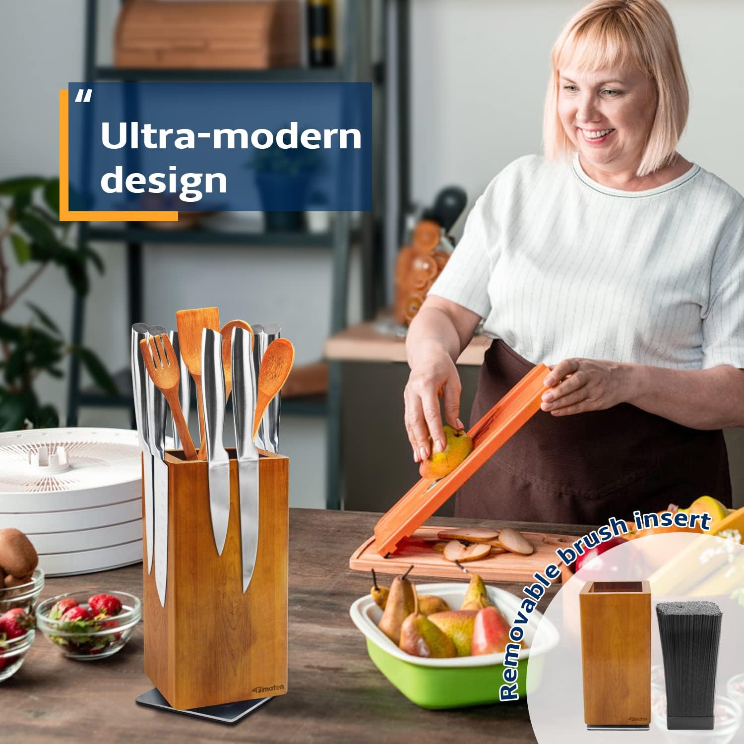 Universal Magnetic Knife Block