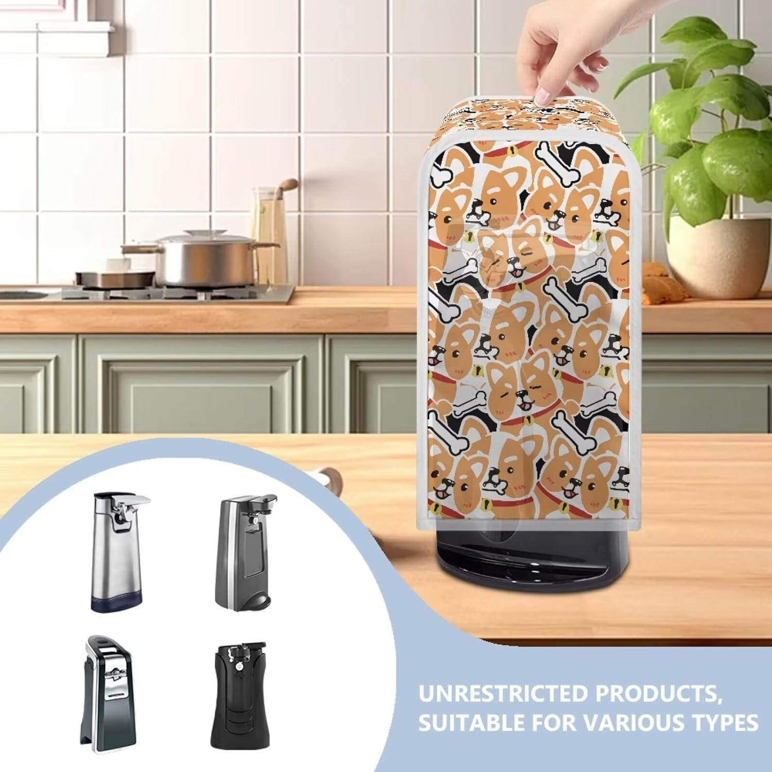 Todiya-PET Can Opener Dust Cover