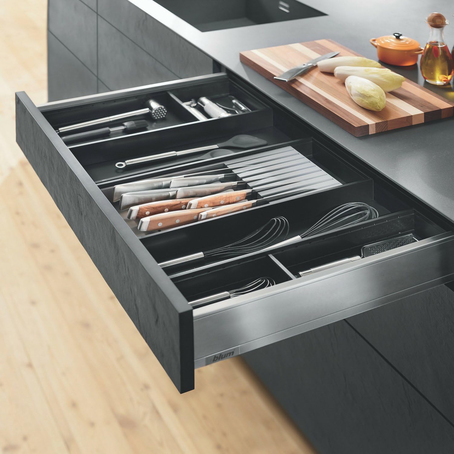 Blum Knife Holder Safe Space for Up to 9 Knives
