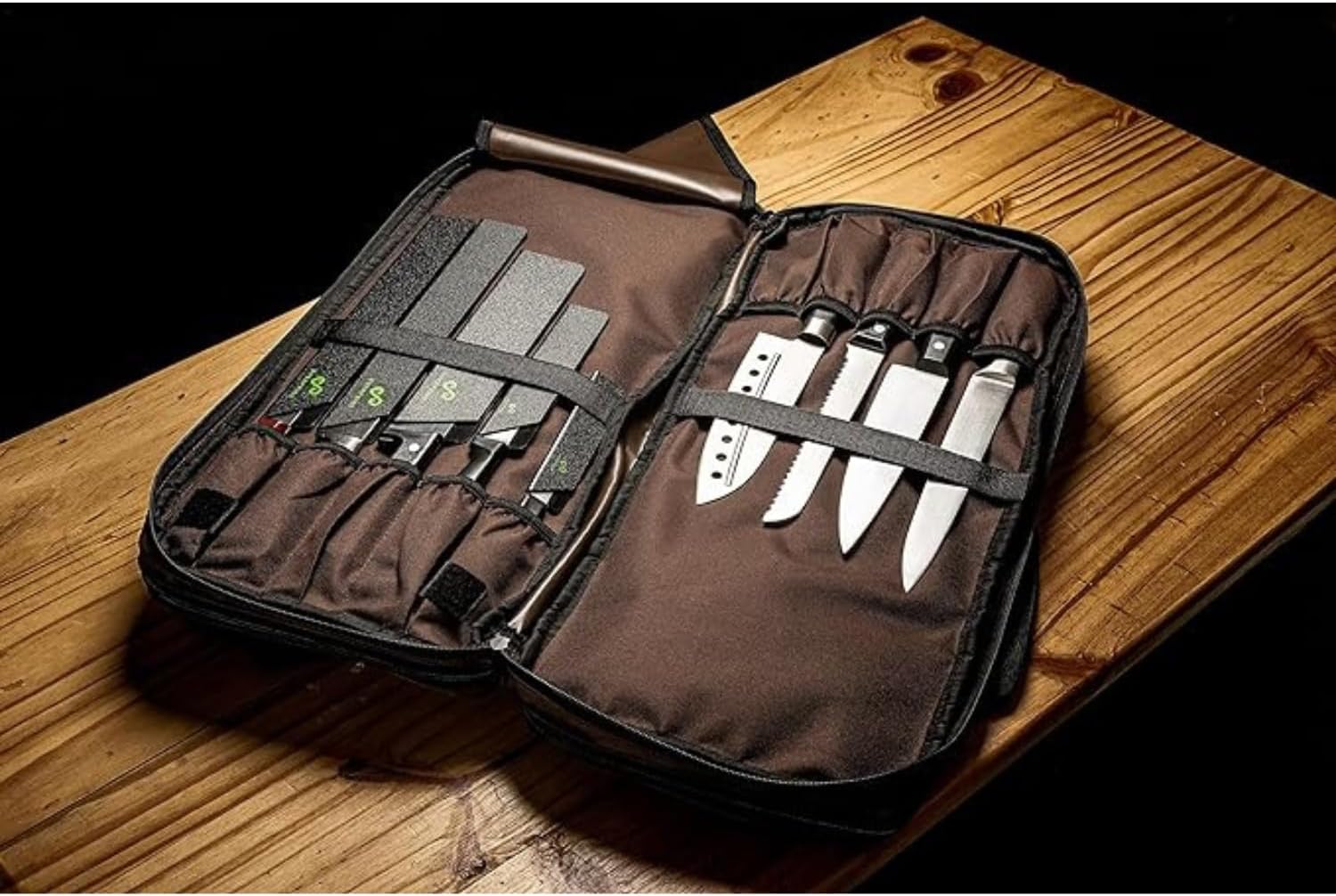 flatsack chef knife bag for 20 knives
