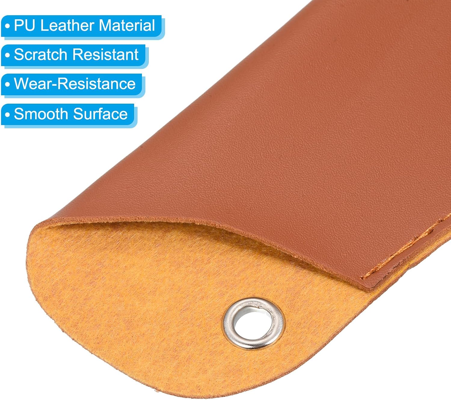 3-Piece 11 PU Leather Santoku Knife Sheath Duplicate