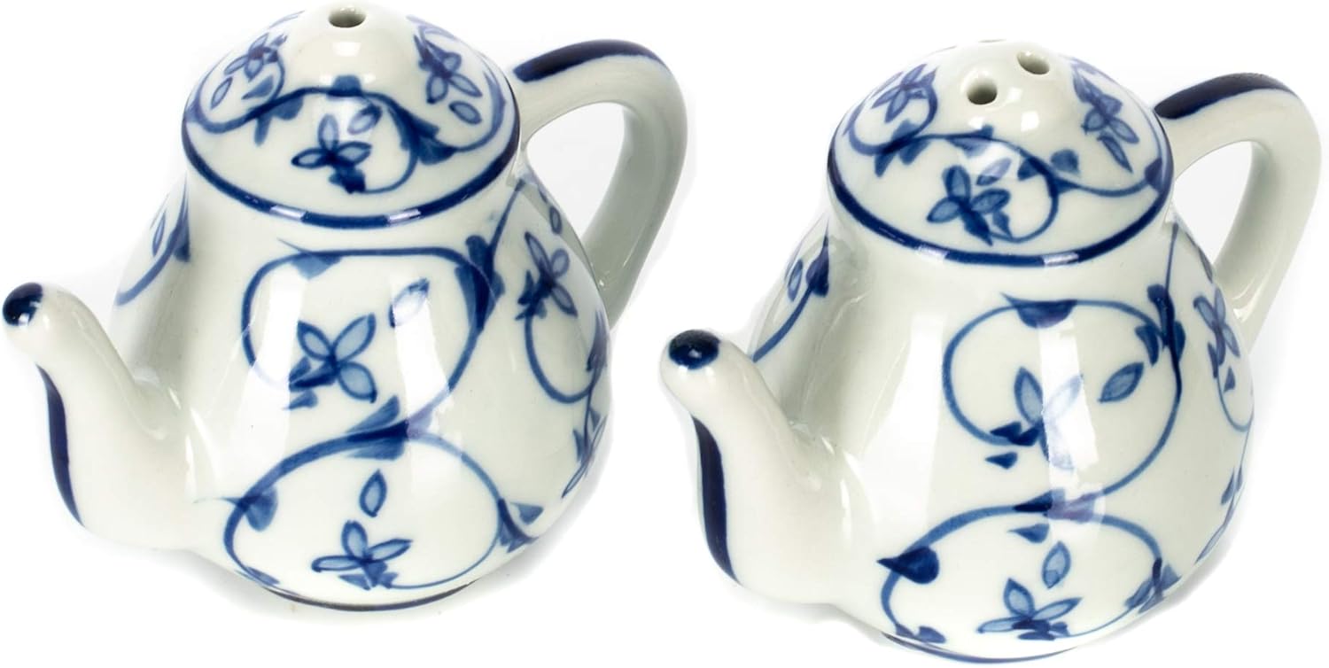 VersaCEFECT White 2-inch Porcelain Ceramic Salt and Pepper Shaker Set