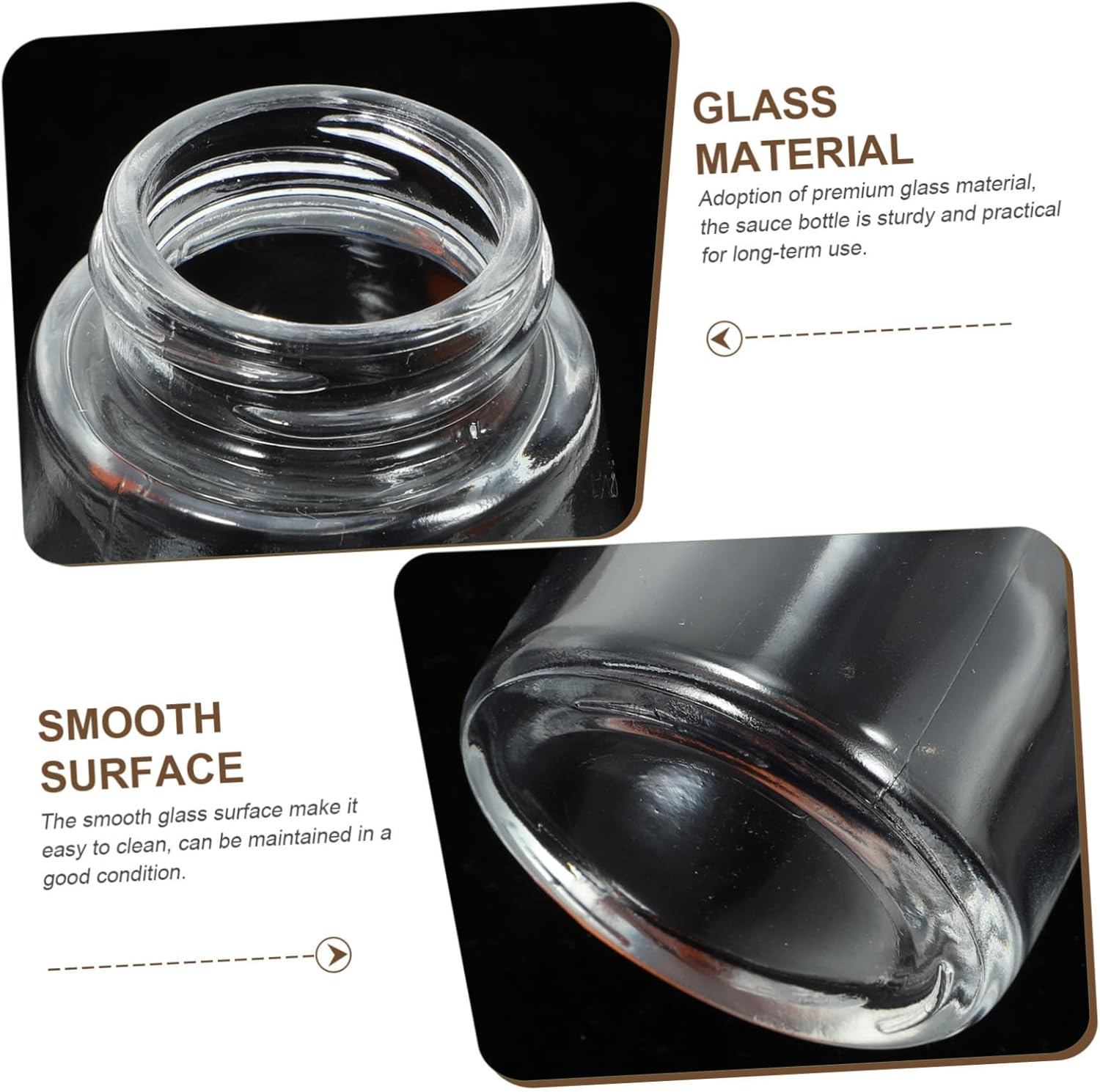 Zerodeko Oil Pot Glass Storage Bottle