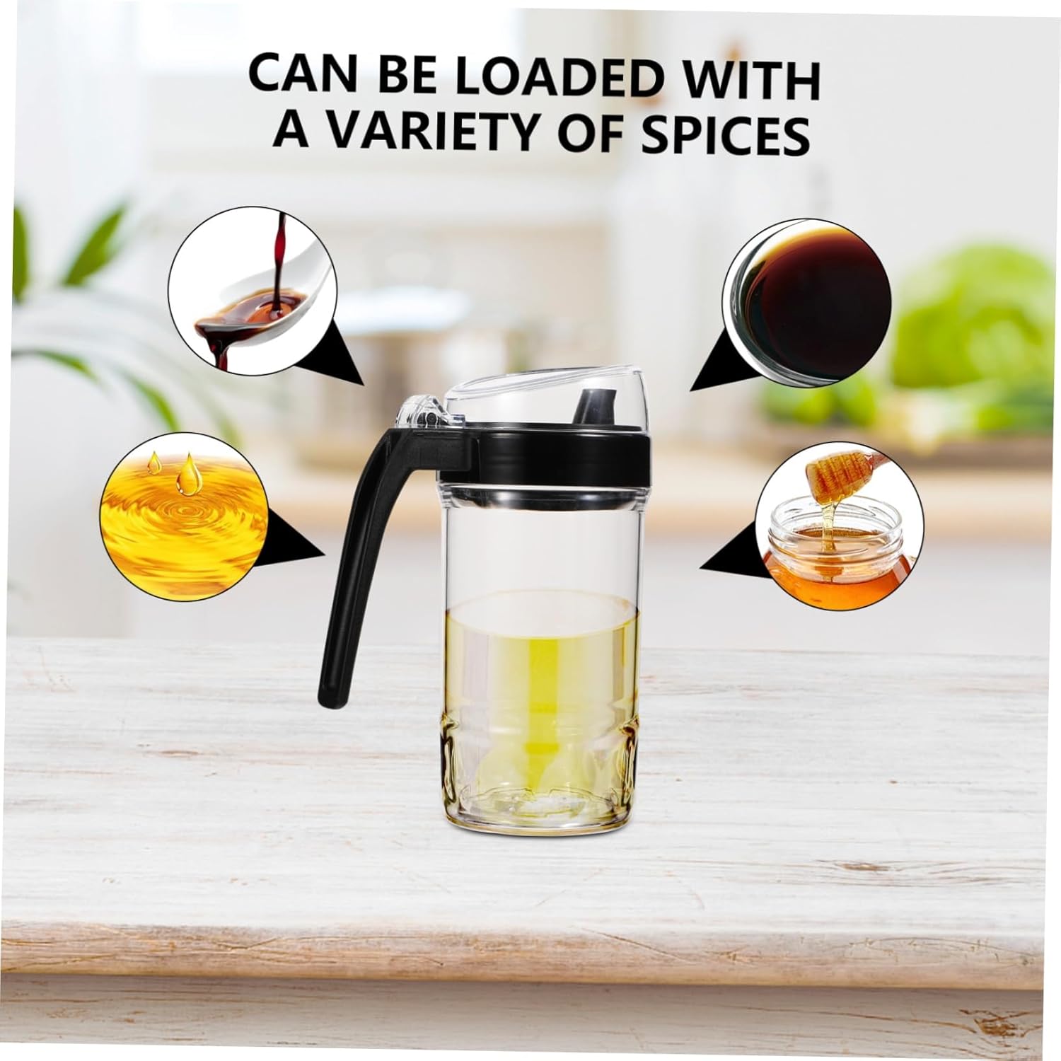 PAMINGONO500ml Leak-Proof Oil Bottle