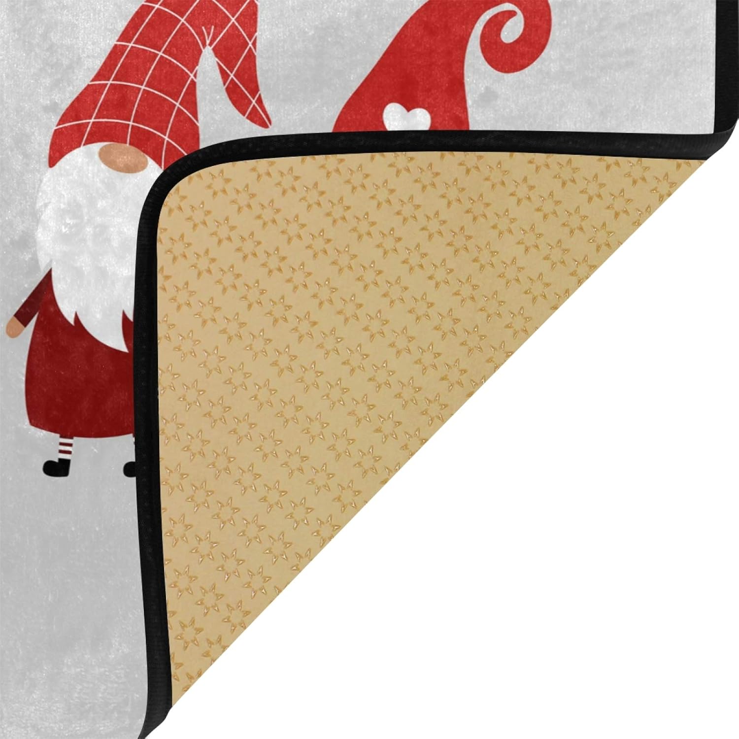 Boccsty Christmas Gnome Gray Kitchen Floor Mat