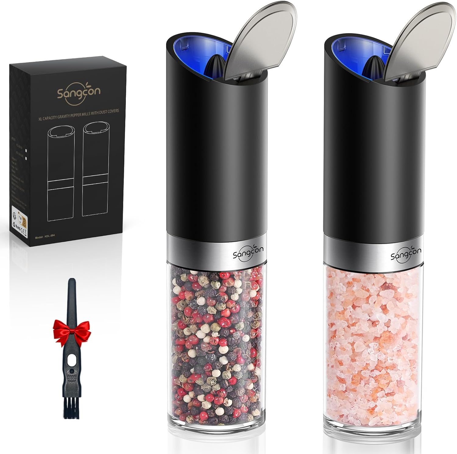 Sangcon Electric Salt Pepper Grinder Set