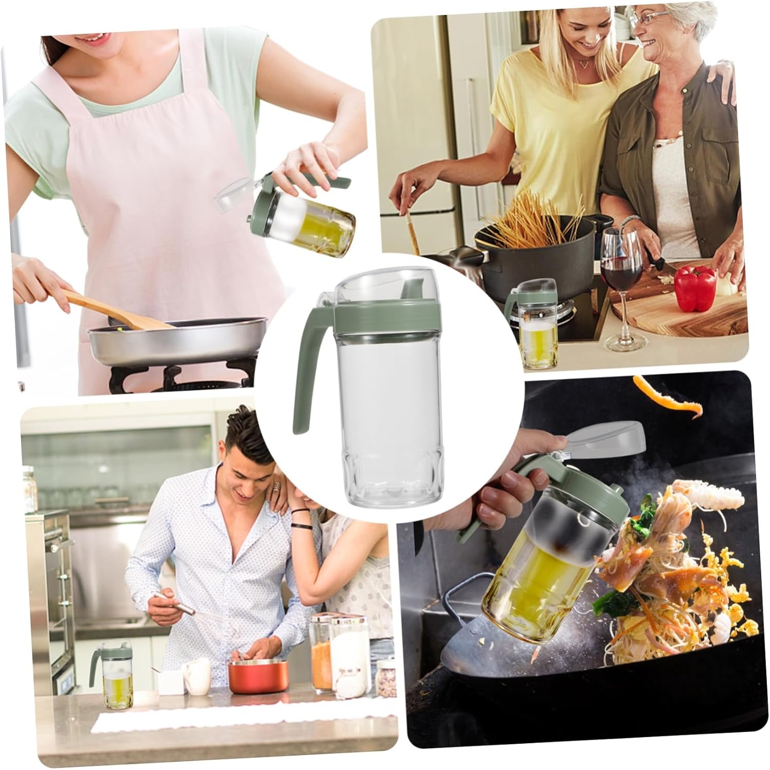 DECHOUS 500ml Acrylic Oil Squeeze Bottle