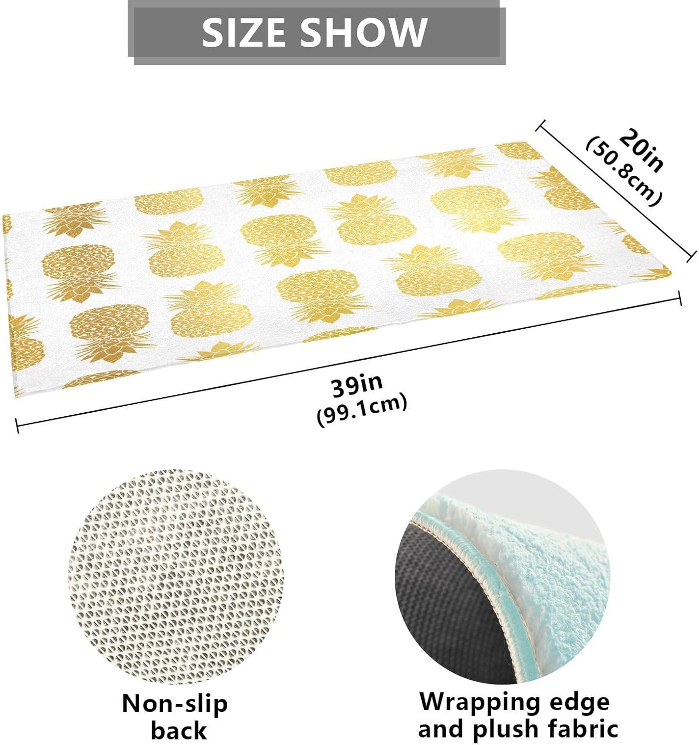 LARGE ANTI FATIGUE DUPPle Area Rug