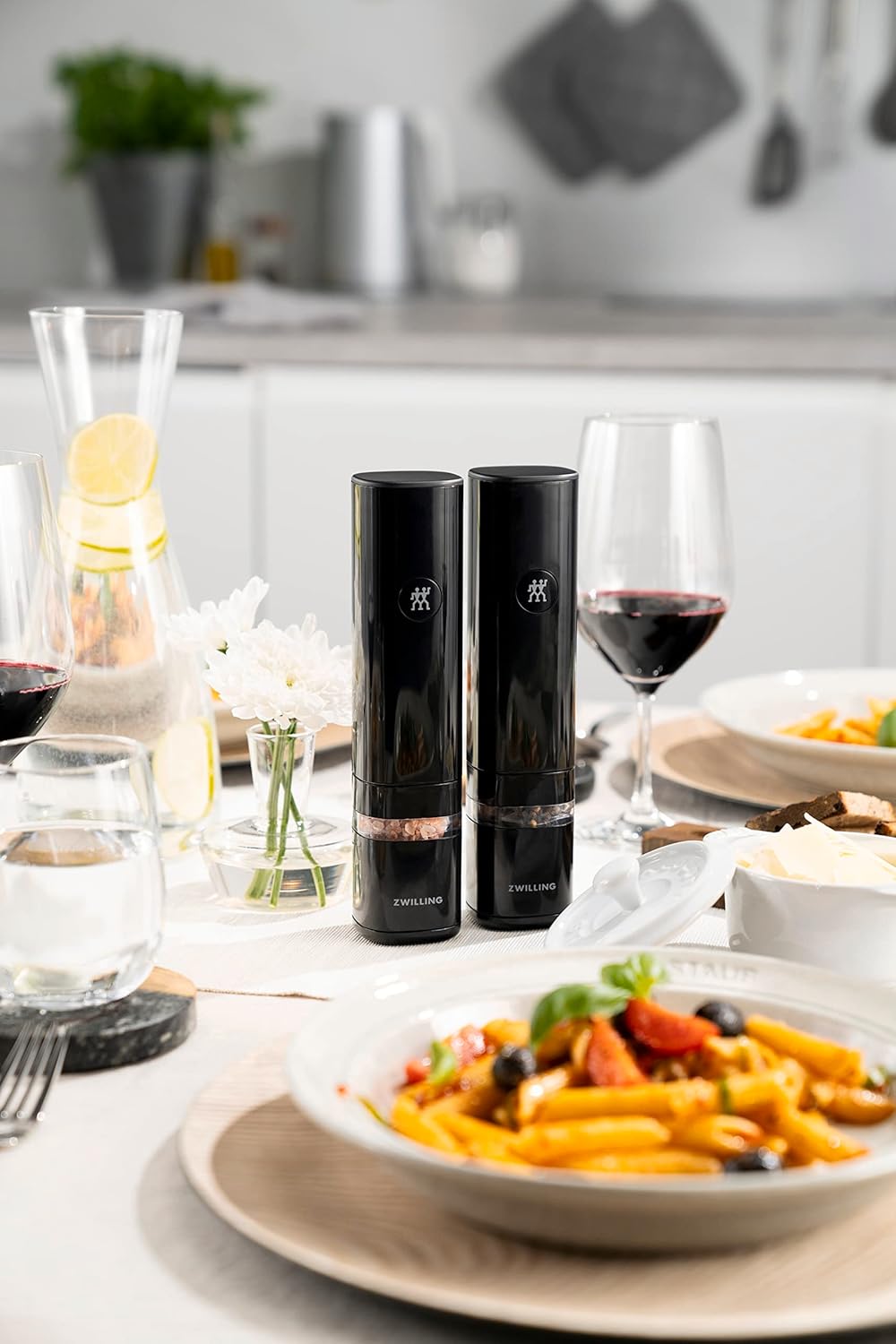 Digital Rechargeable Salt Pepper Mill with LED Light