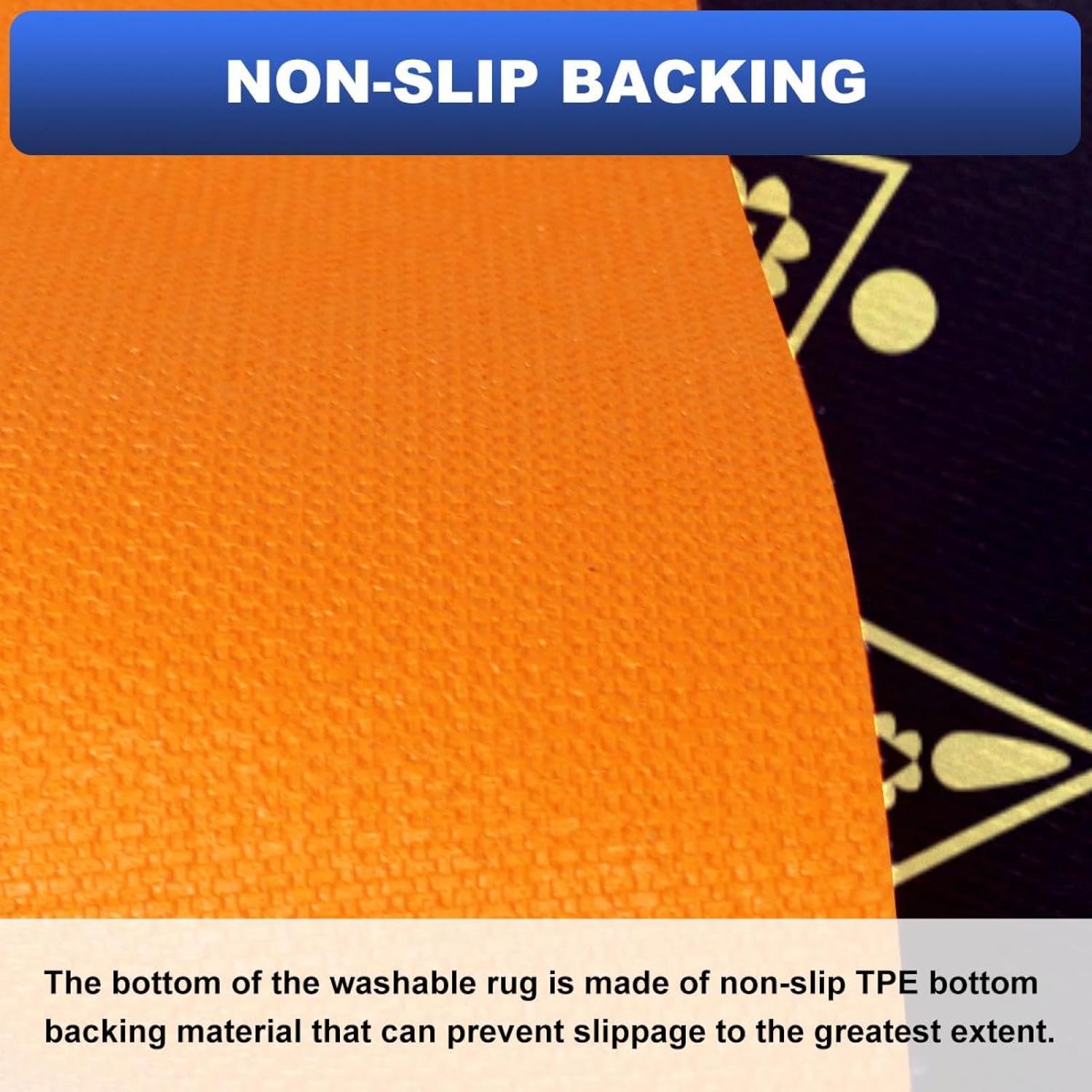 Golden Mandala Non-Slip Kitchen Mat
