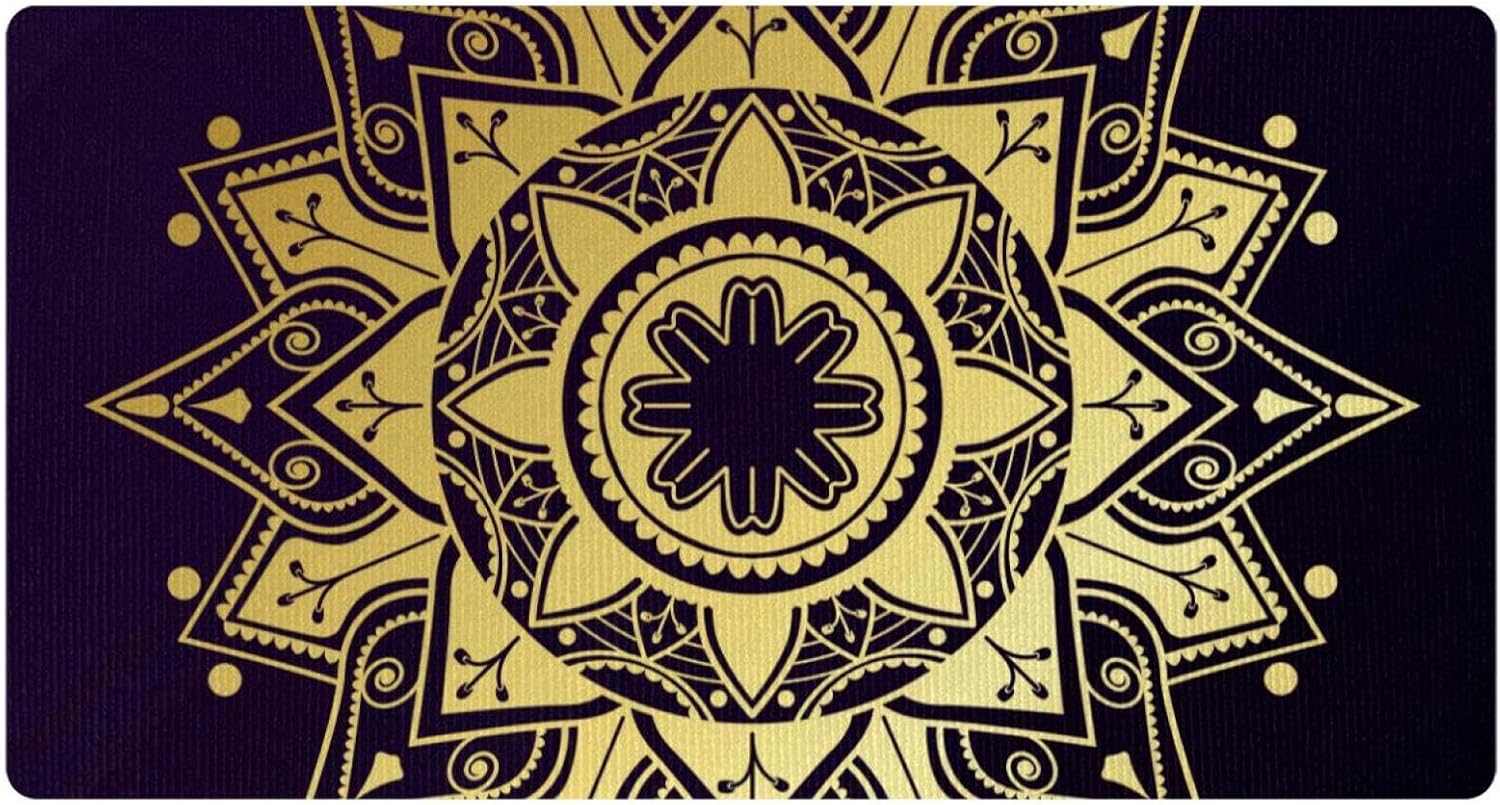 Golden Mandala Non-Slip Kitchen Mat