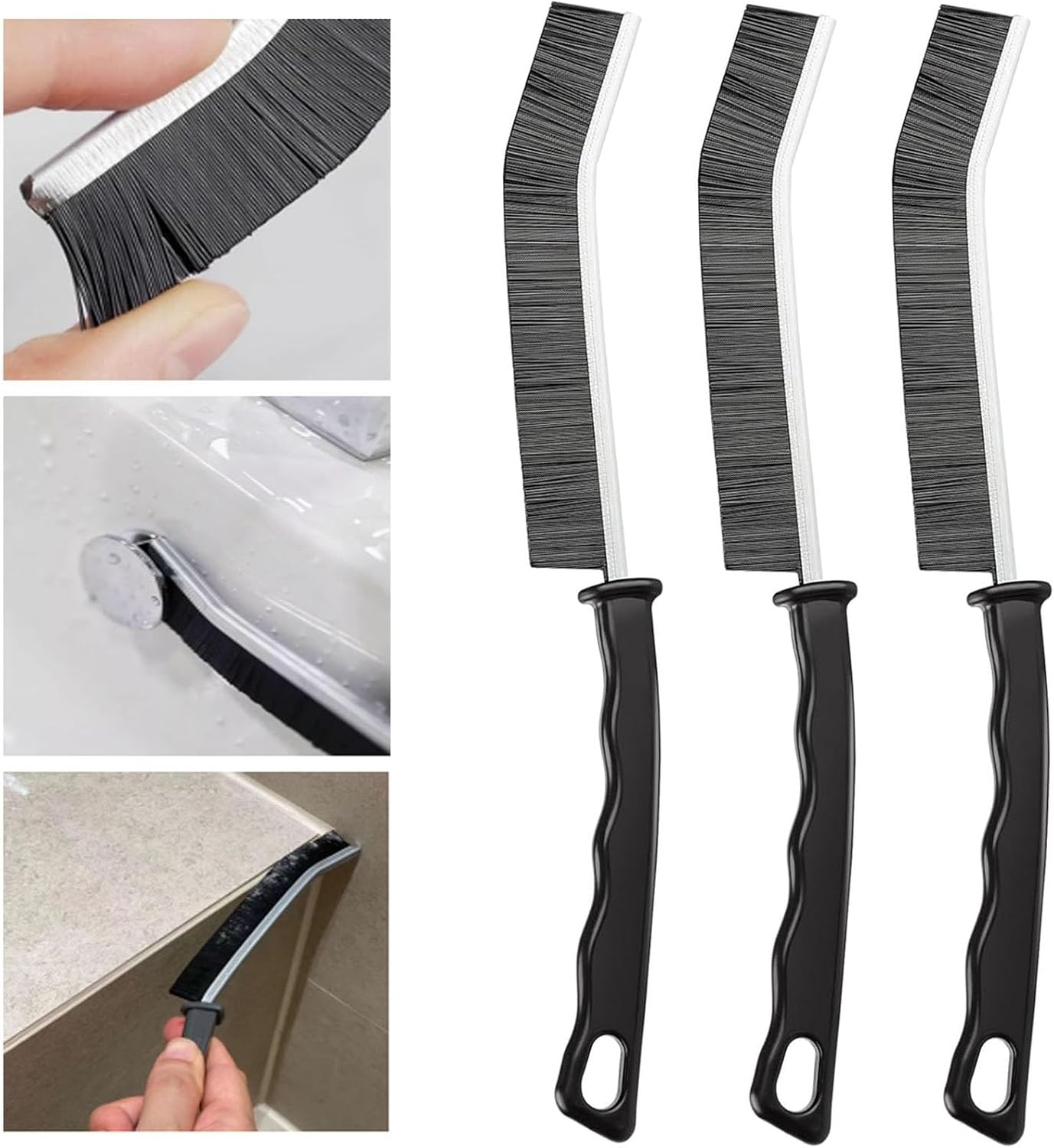 Ztarmau Crevice Cleaning Brush 3-Piece Set