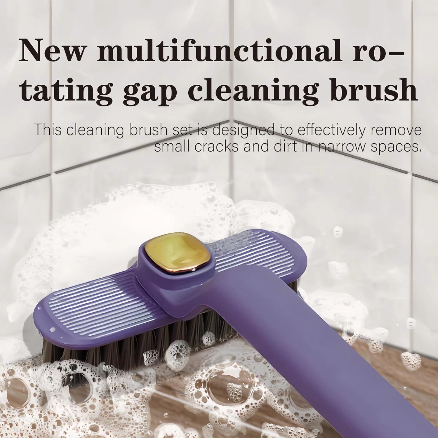 360-Degree Crevice Brush Set Easy for Tight Spaces