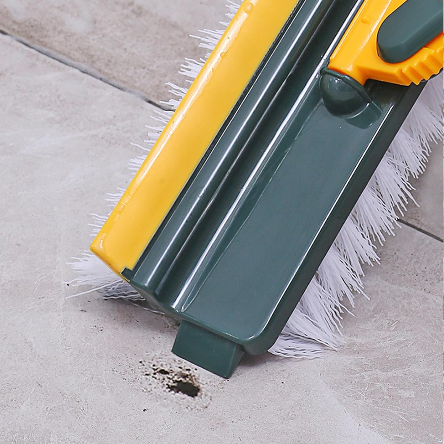 Sturdy 3-in-1 Floor Scrub Brush for Tiles and Grout