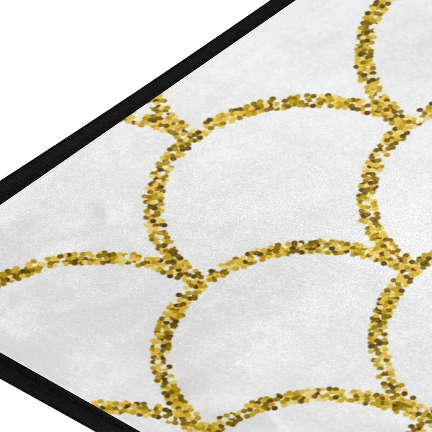 Suniya Glitter Mermaid Tail Kitchen Rug Mat Non-Slip Cozy