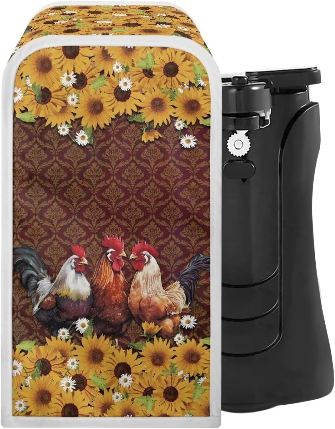 Durable Dustproof Can Opener Cover for Rooster Kitchen Gadgets