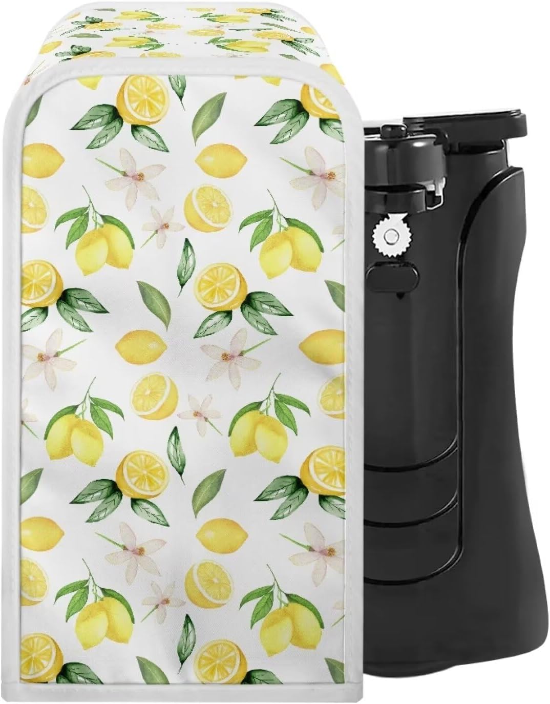 Electric Can Opener Lemon Print Dust Cover