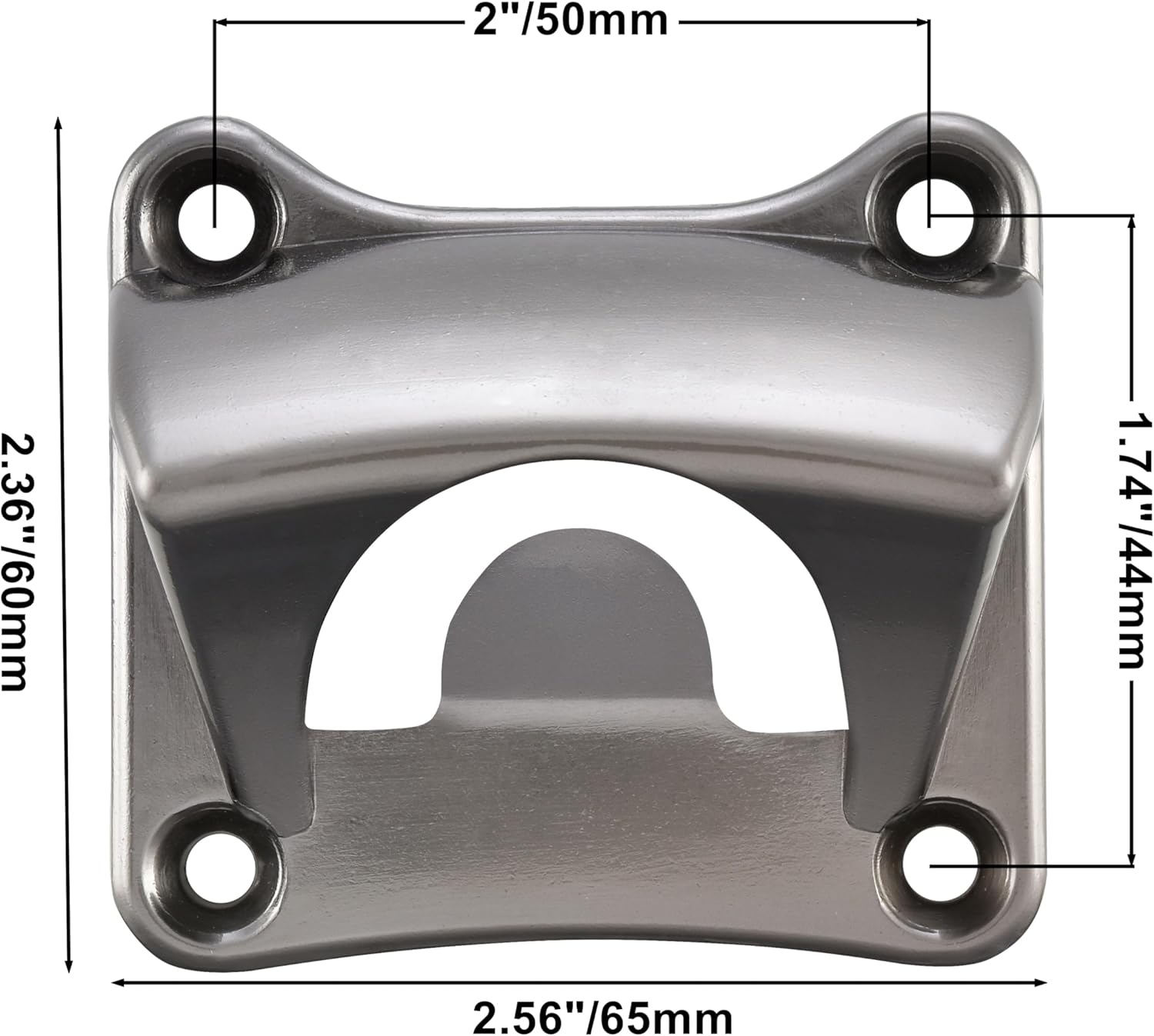 Rust-Resistant Wall-Mounted Beer Bottle Opener
