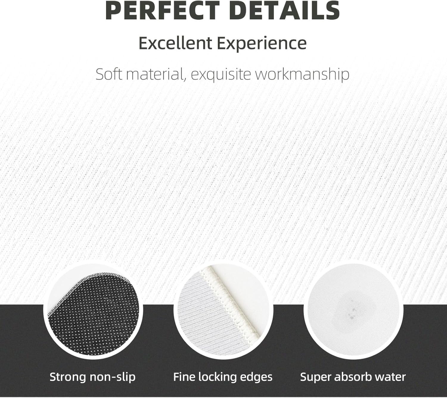 Relaxing Pink Blue Citrus Kitchen Mat with Non-Slip Waterproof Design