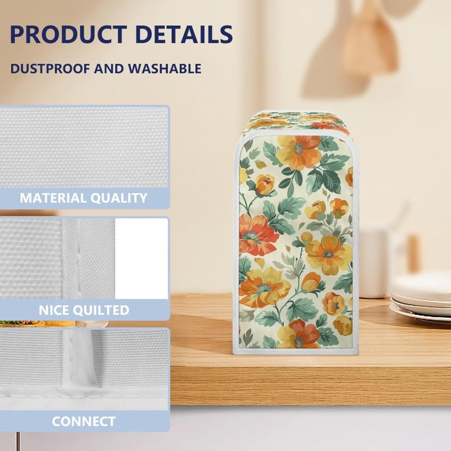 Flashideas Flower Print Dust Cover for Can Opener