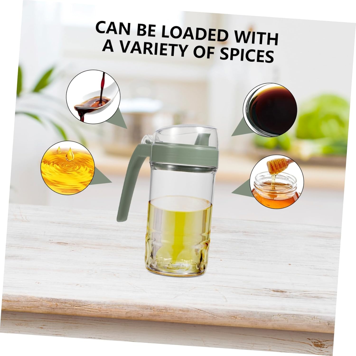 VOSAREA 2-Piece Oil and Vinegar Dispenser Set