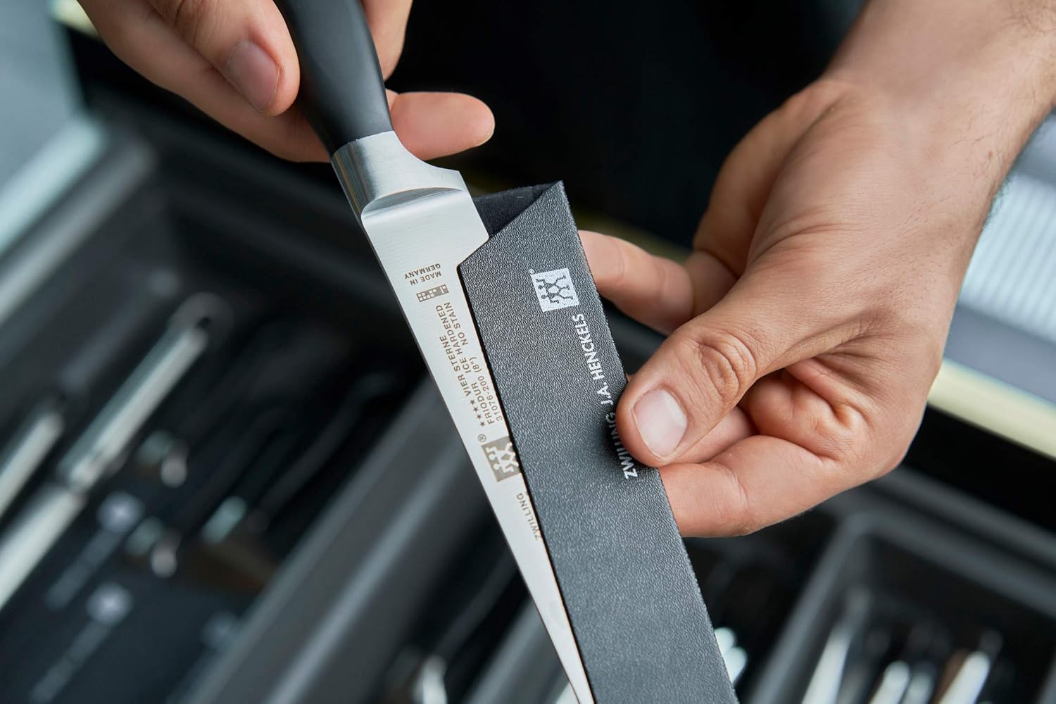 Premium Eczel Dwashable Knives Guard by Zwilling