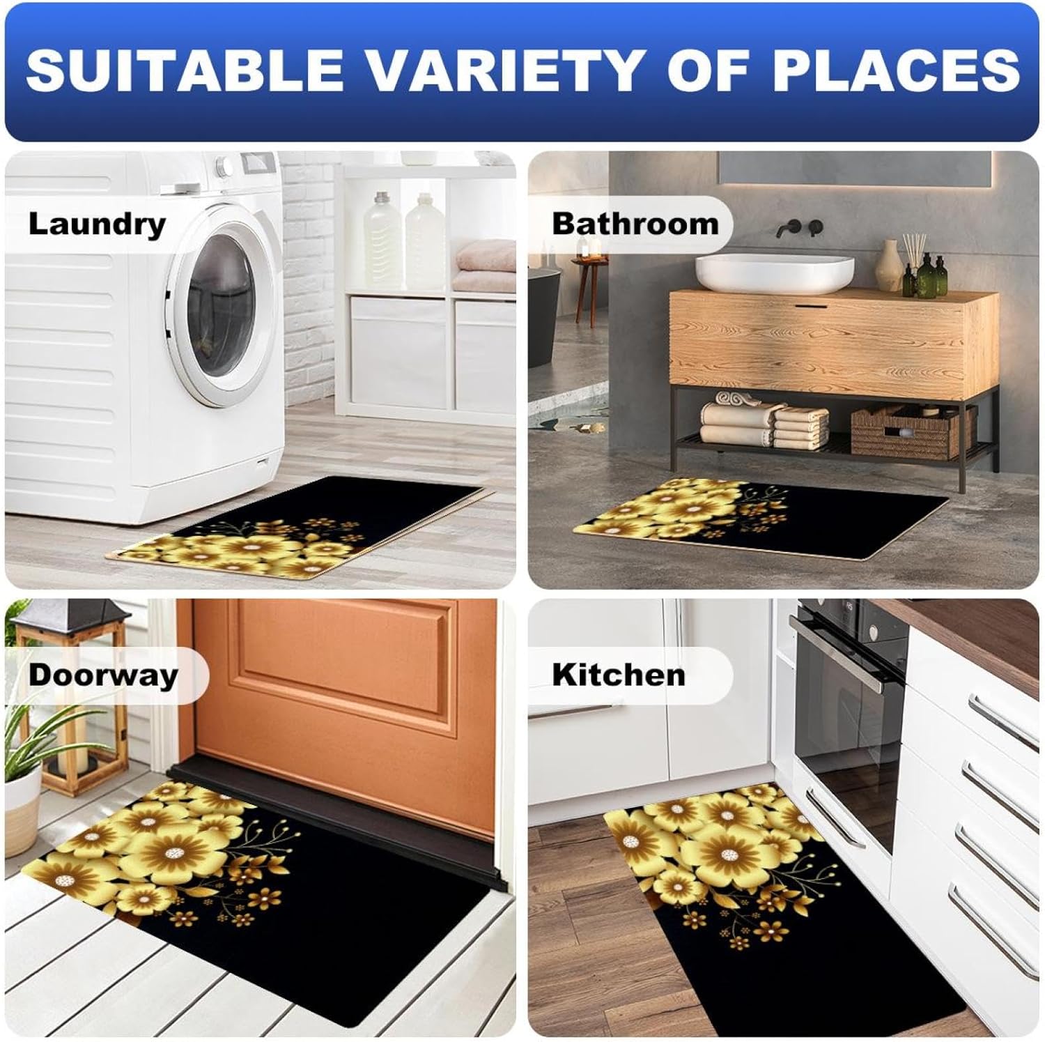 Formation-Proof Anti-Fatigue Kitchen Mat