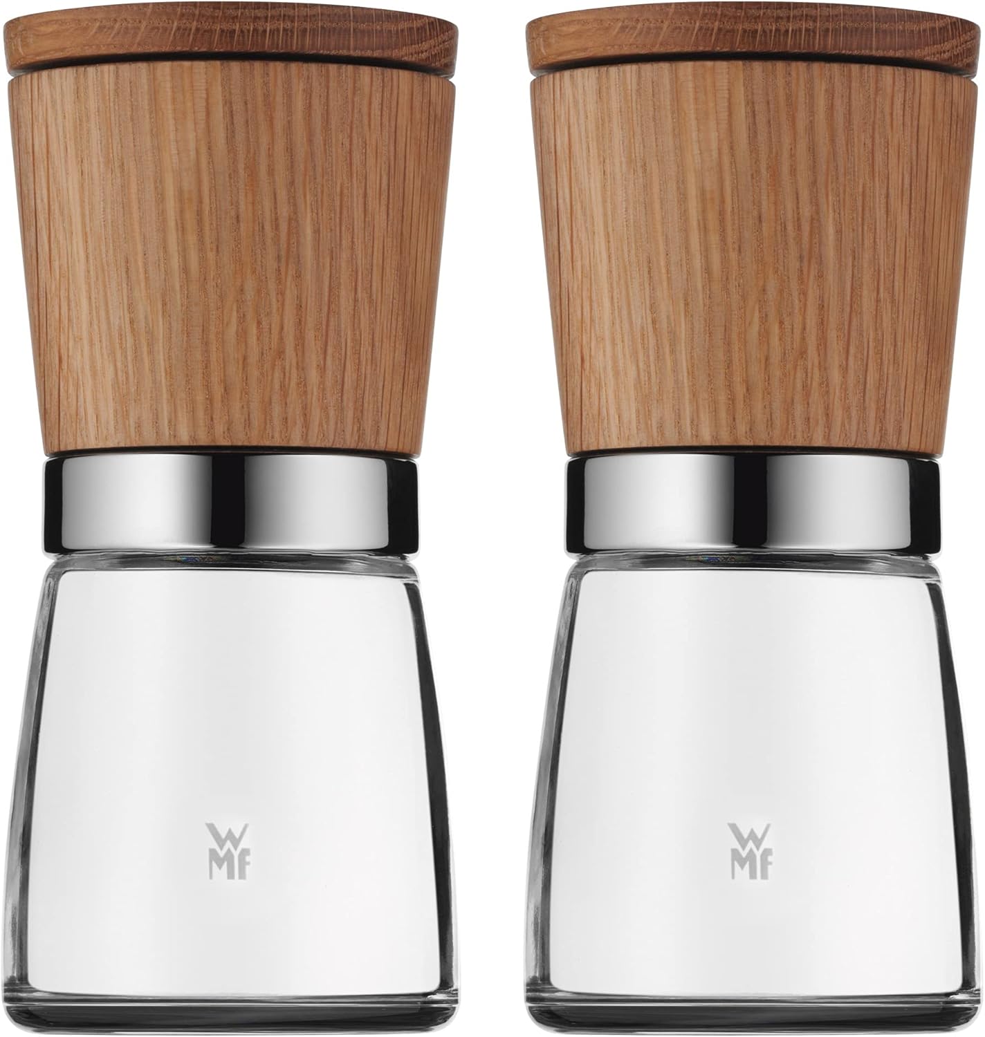 Durable Stylish WMF 2-Piece Salt Pepper Mills with Easy Storage