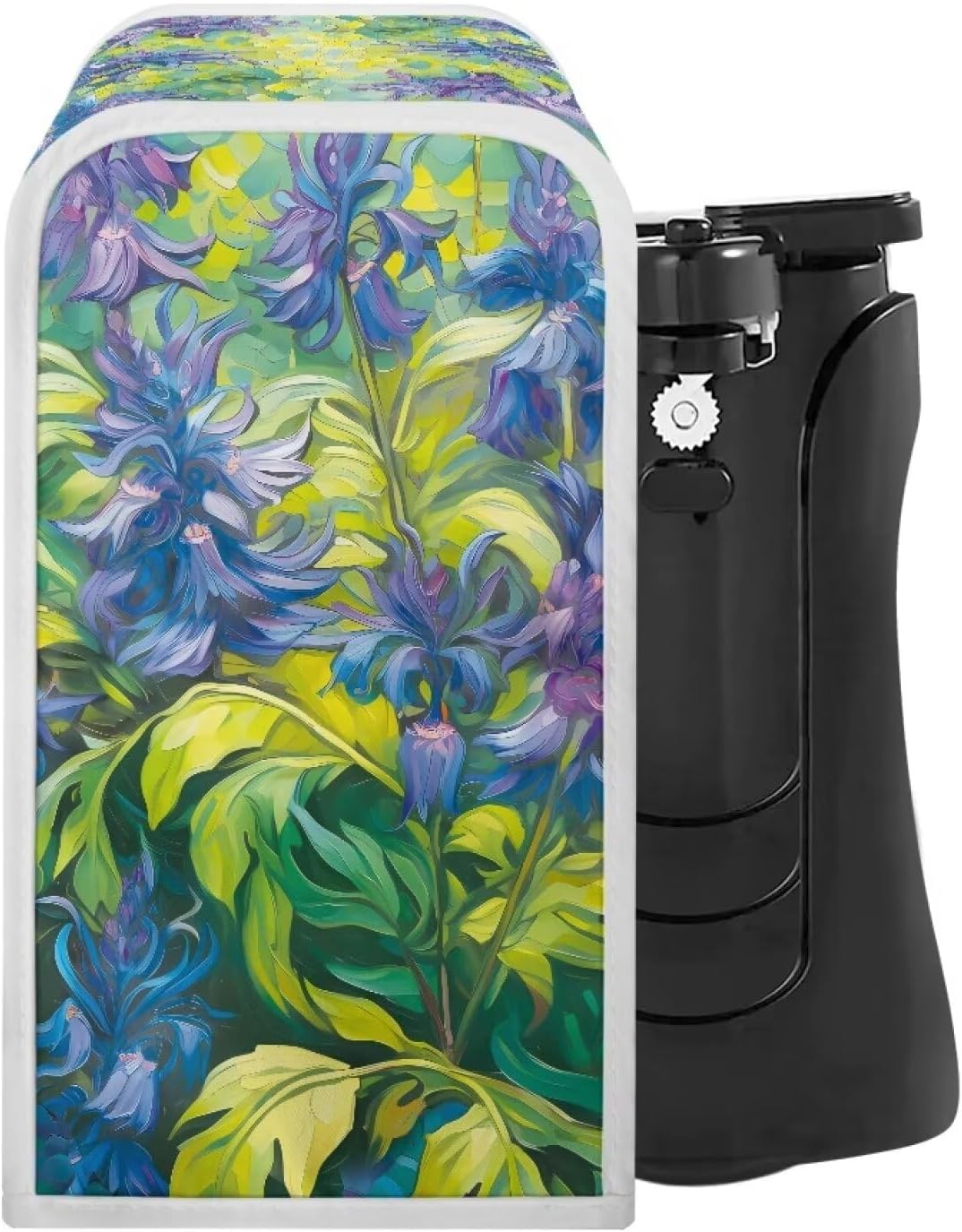 Tropical Palm Leaves Electric Can Opener Dust Cover Stylish and Durable KitchenFixture