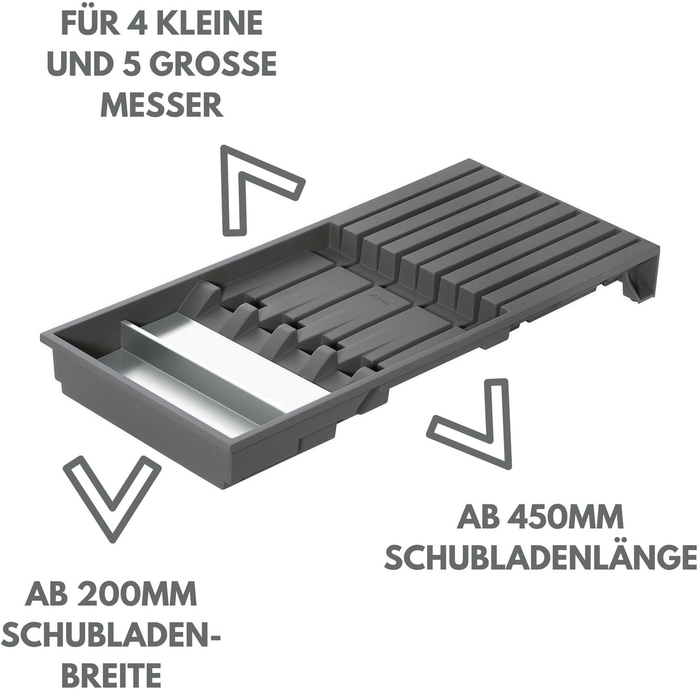 Blum Knife Holder Safe Space for Up to 9 Knives