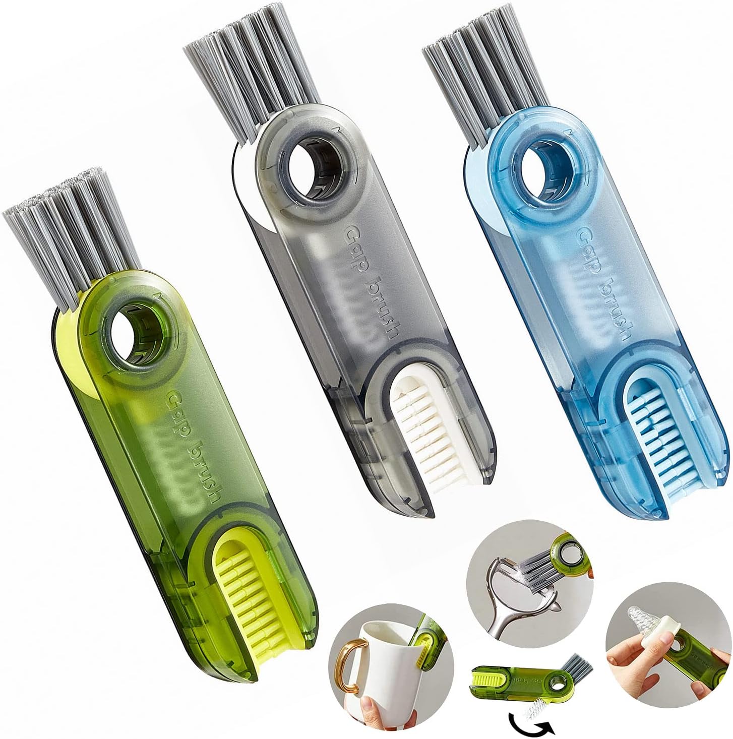 JUPITER WARRIOR 3-in-1 Cleaning Brush Set