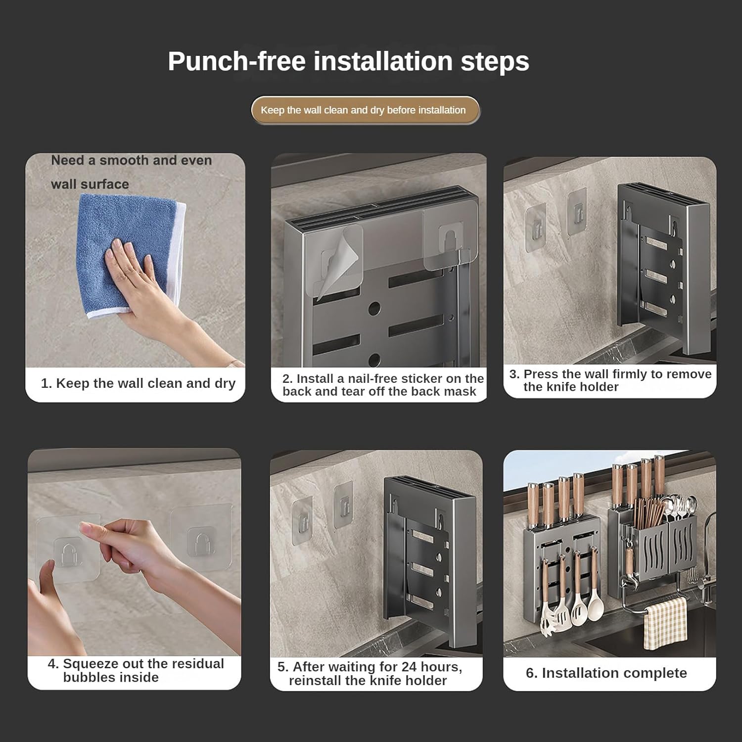 Multi-functional Kitchen Knife Holder