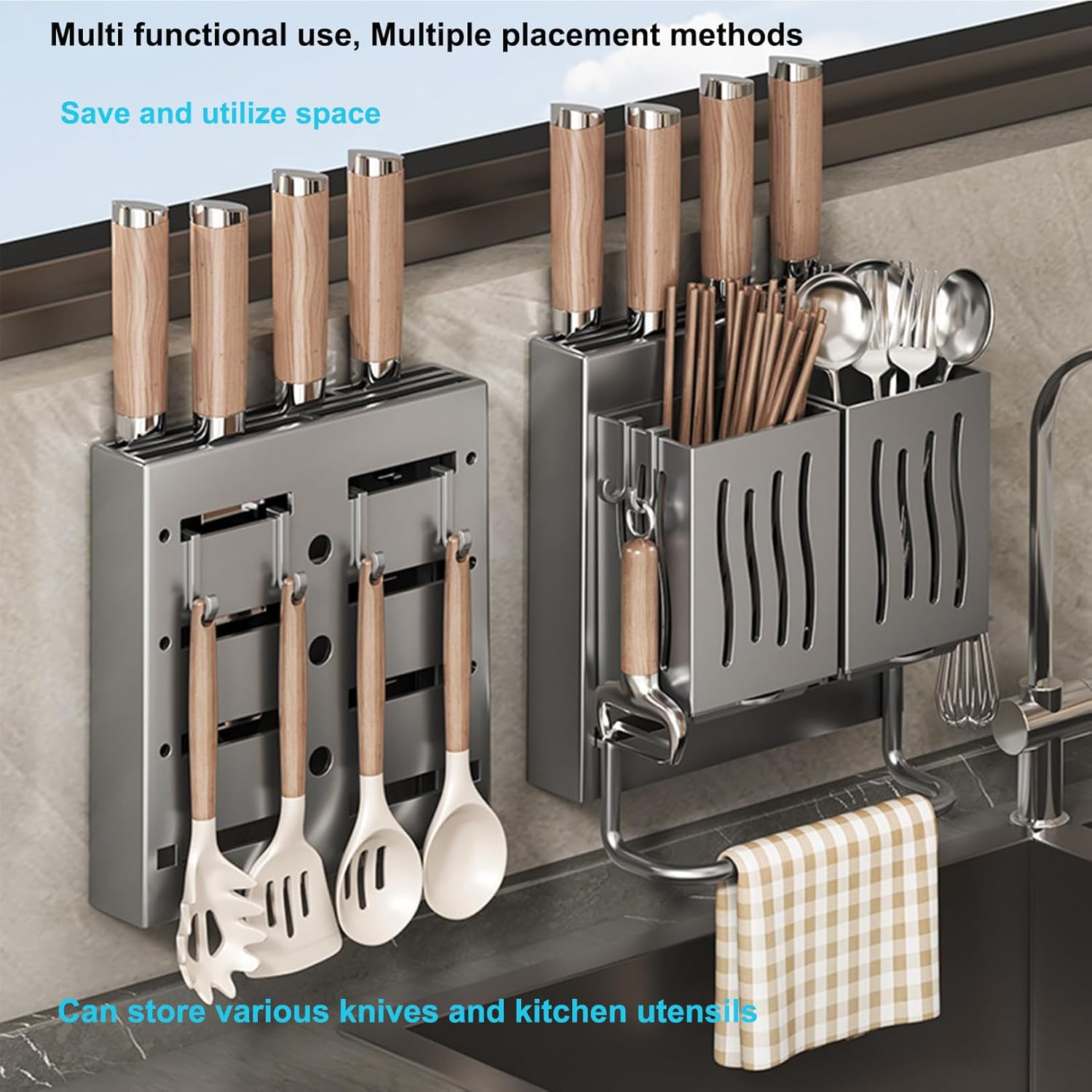Multi-functional Kitchen Knife Holder