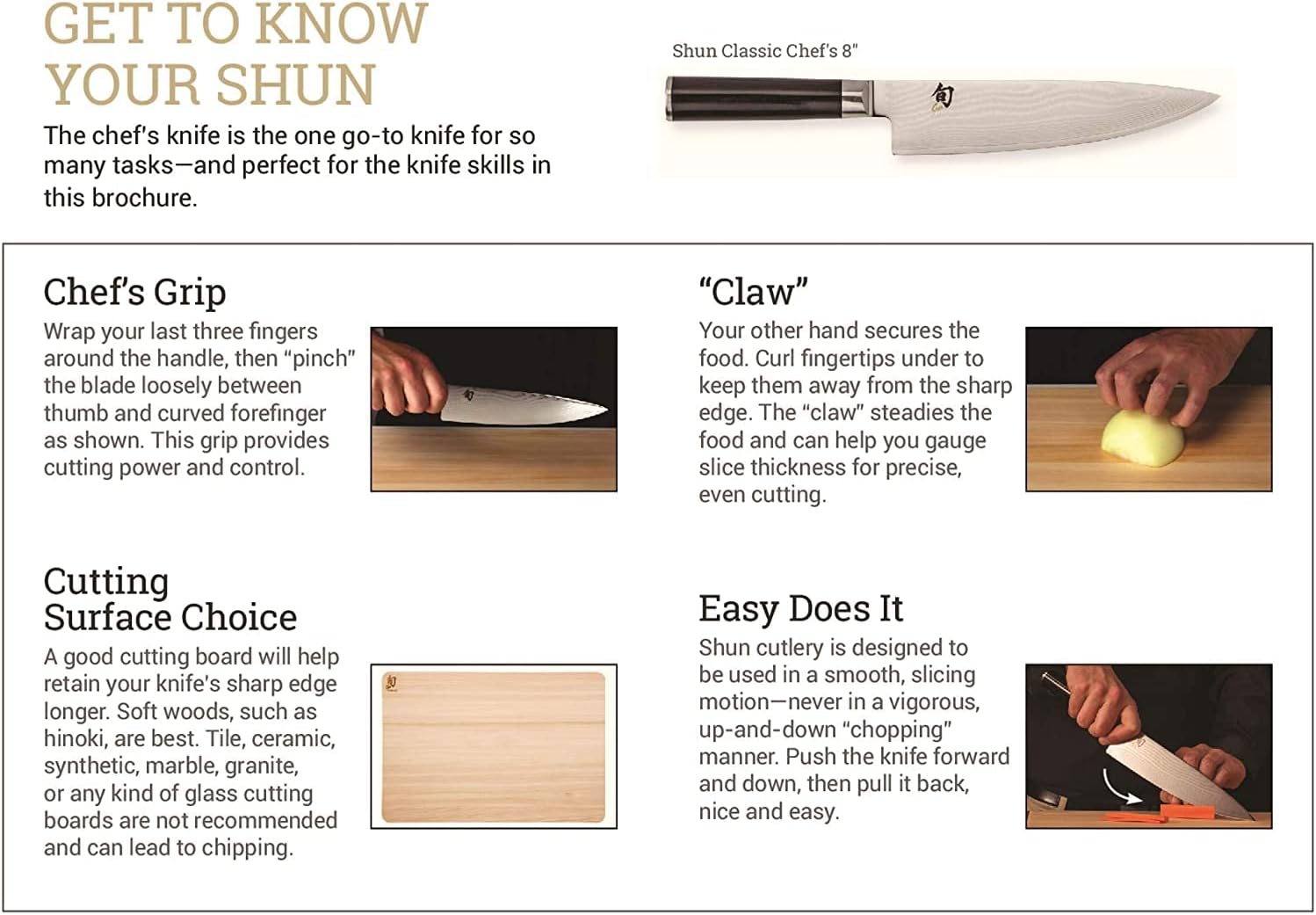 Shun Bamboo Steak Knife Block