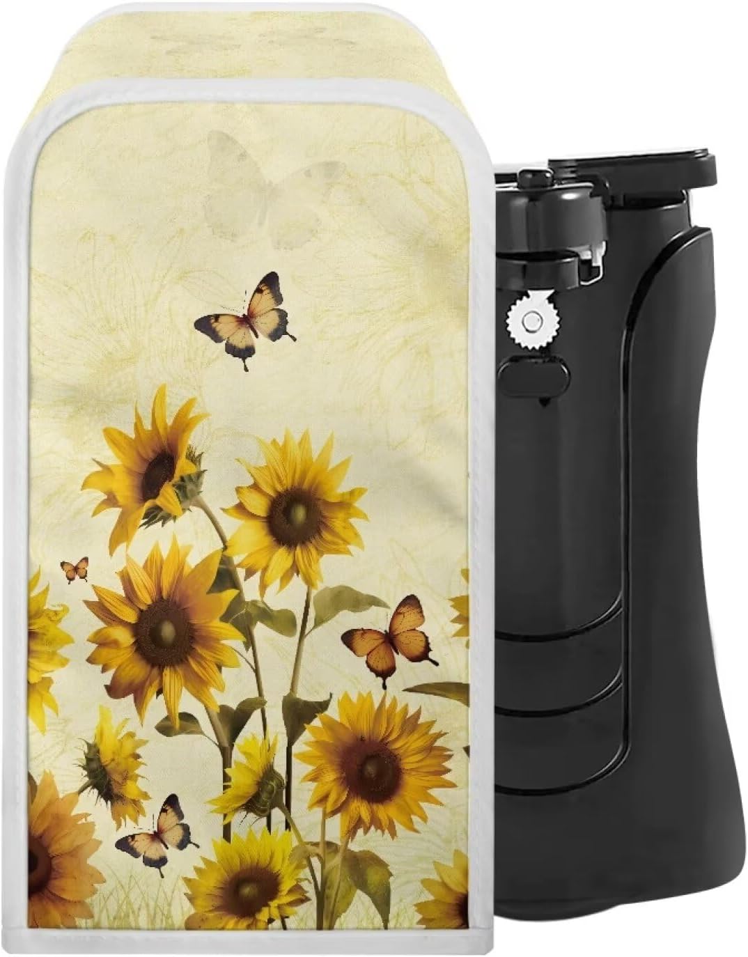 Sunflower Butterfly Protect Clean Can Opener Cover