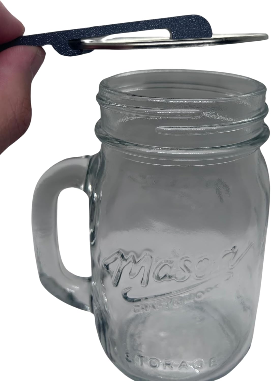 Mason Jar Opener - Easy Release Vacuum Seal Gray