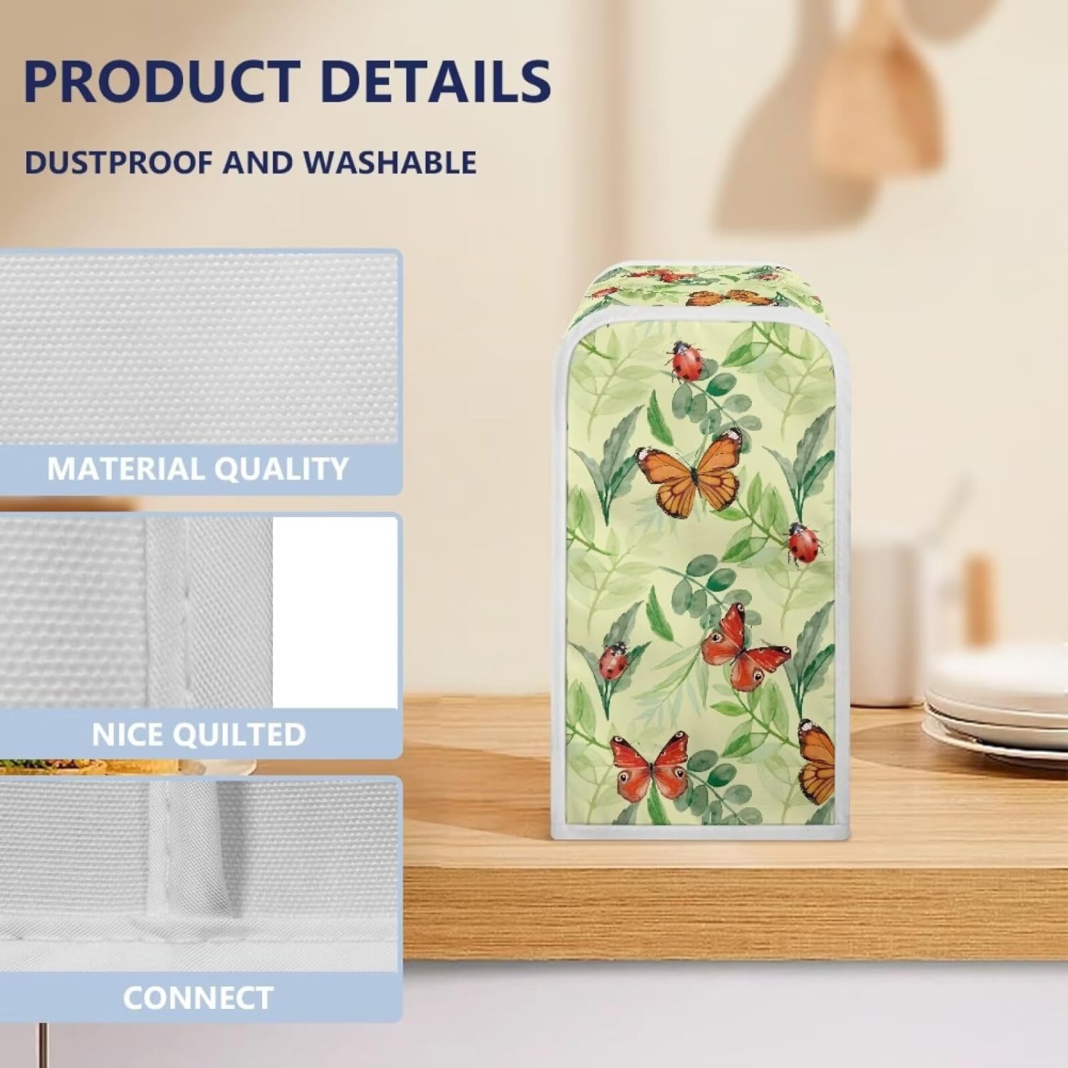 Flashideas Butterfly Print Can Opener Cover for Kitchen Use