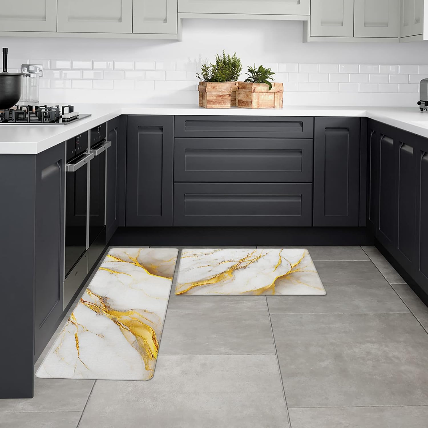 Experience Comfort with Chucoco Kitchen Floor Mats Set