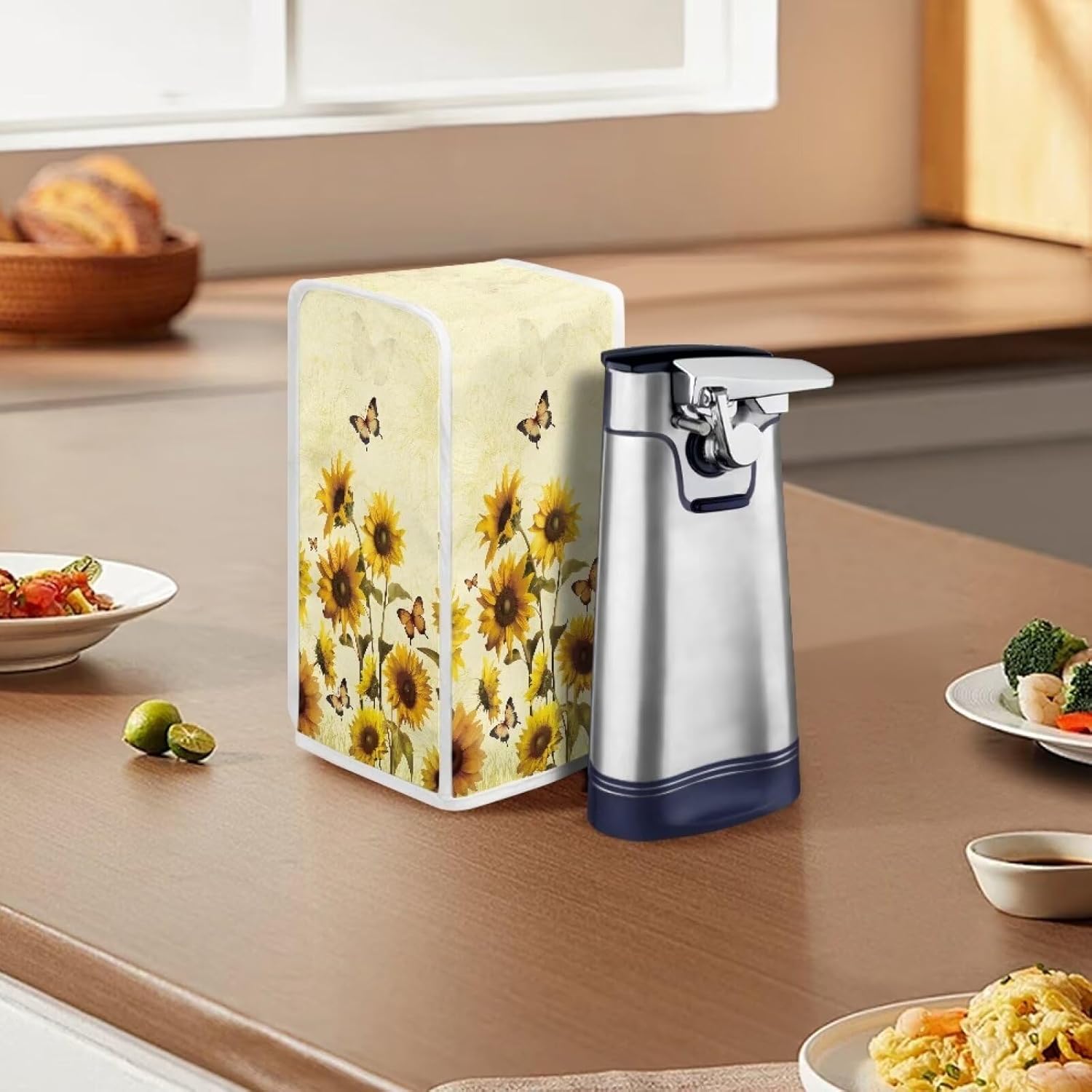 Premium All-in-One Can Opener Cover with Water Repellent Easy to Clean