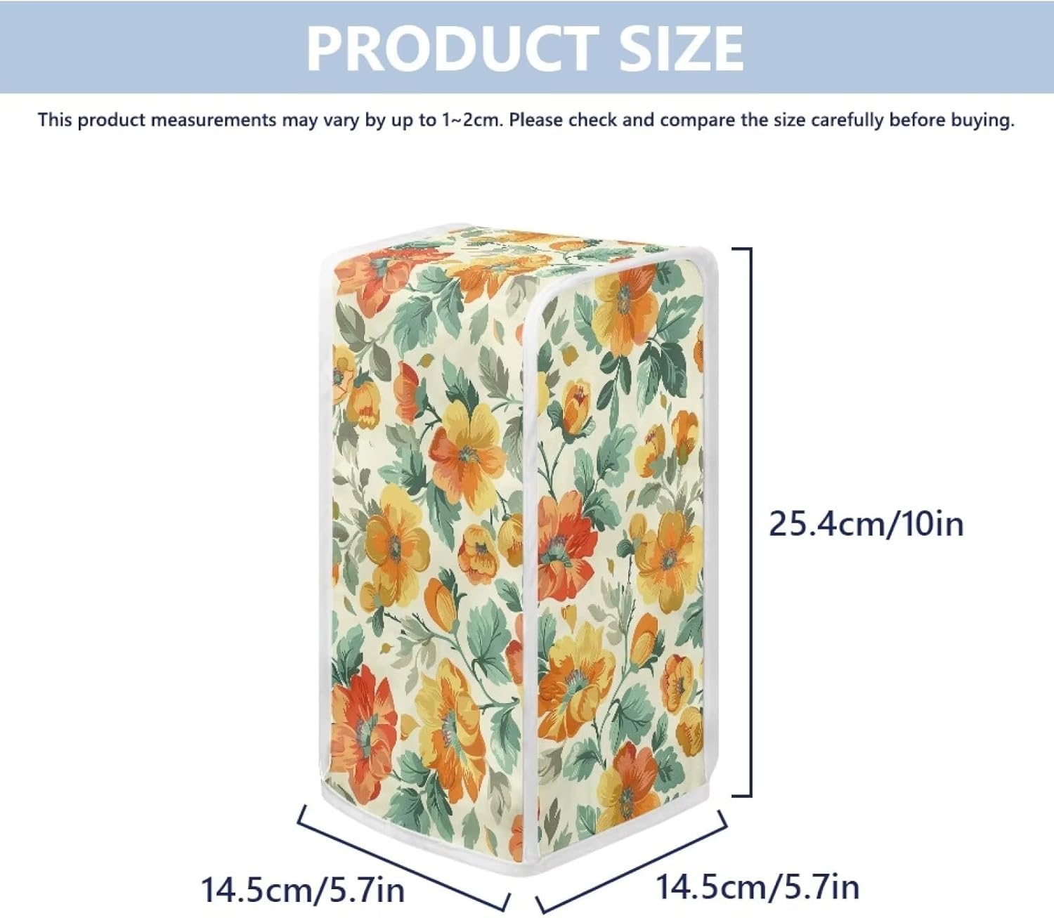 Flashideas Flower Print Dust Cover for Can Opener