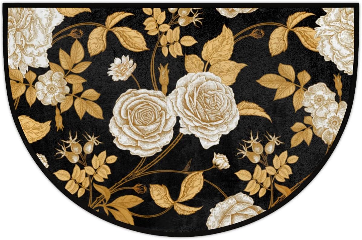 Vintage Rose Door Mat