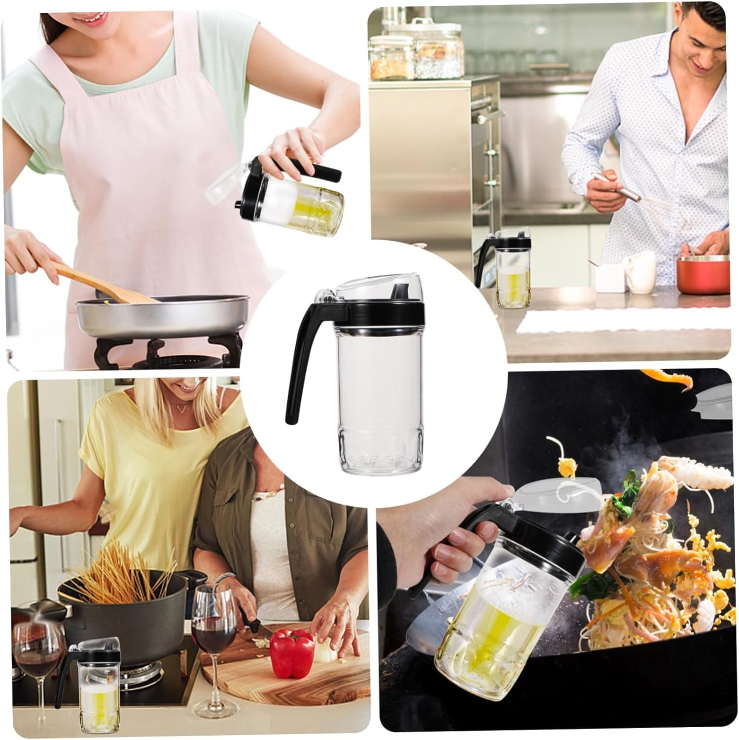 500ml Soy Sauce Dispenser Black