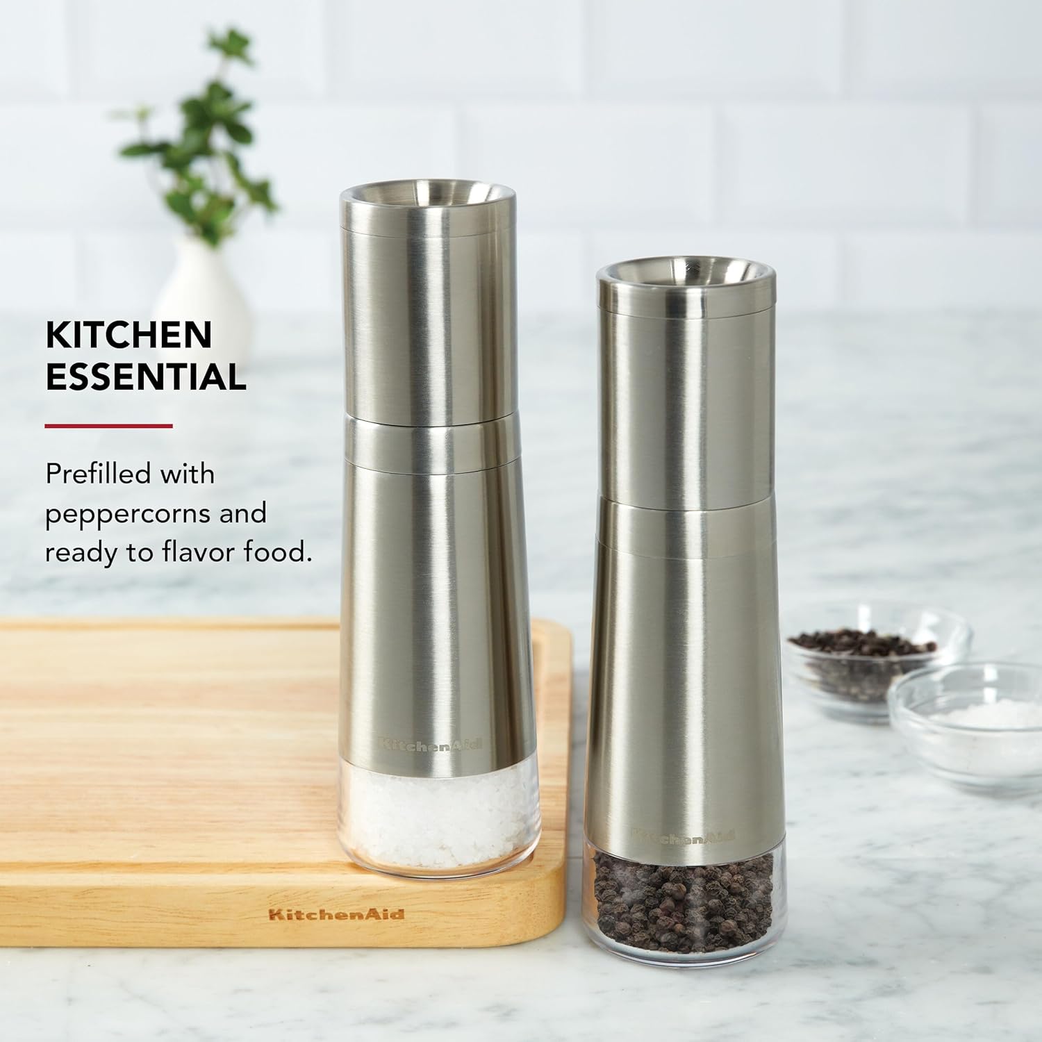 Stainless Steel Pepper Grinder byKitchenAid