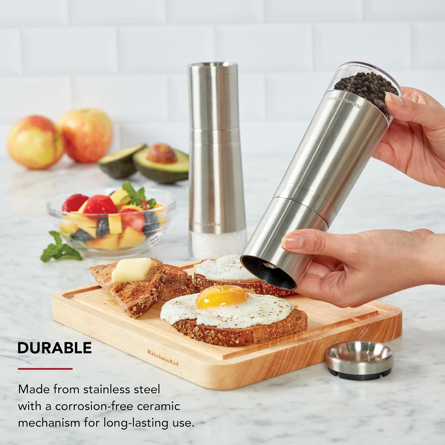 Stainless Steel Pepper Grinder byKitchenAid